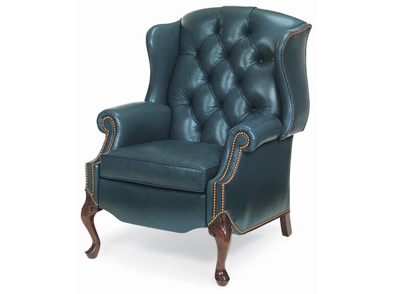 Tufted wingback chair